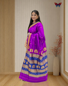 JIjamata Pure Silk Paithani
