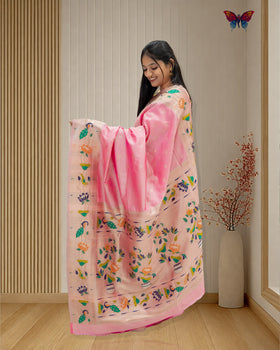 Lotus Soft Silk Paithani