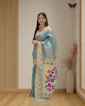 Muniya Border Tissue Silk Paithani