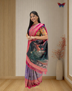 Tissue Brocket Soft Silk