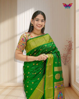Kalanjali Pure Silk Paithani