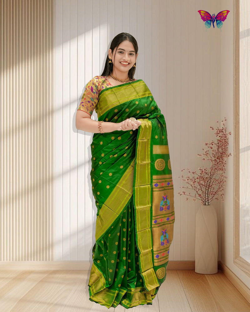 Kalanjali Pure Silk Paithani