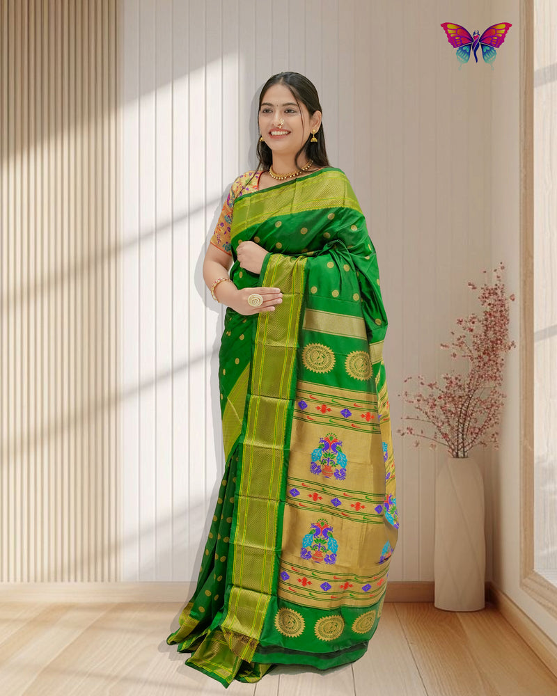 Kalanjali Pure Silk Paithani