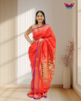 Double Pallu Yeola Paithani
