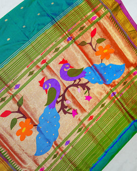 Hastakala Handcrafted Pure Silk Paithani