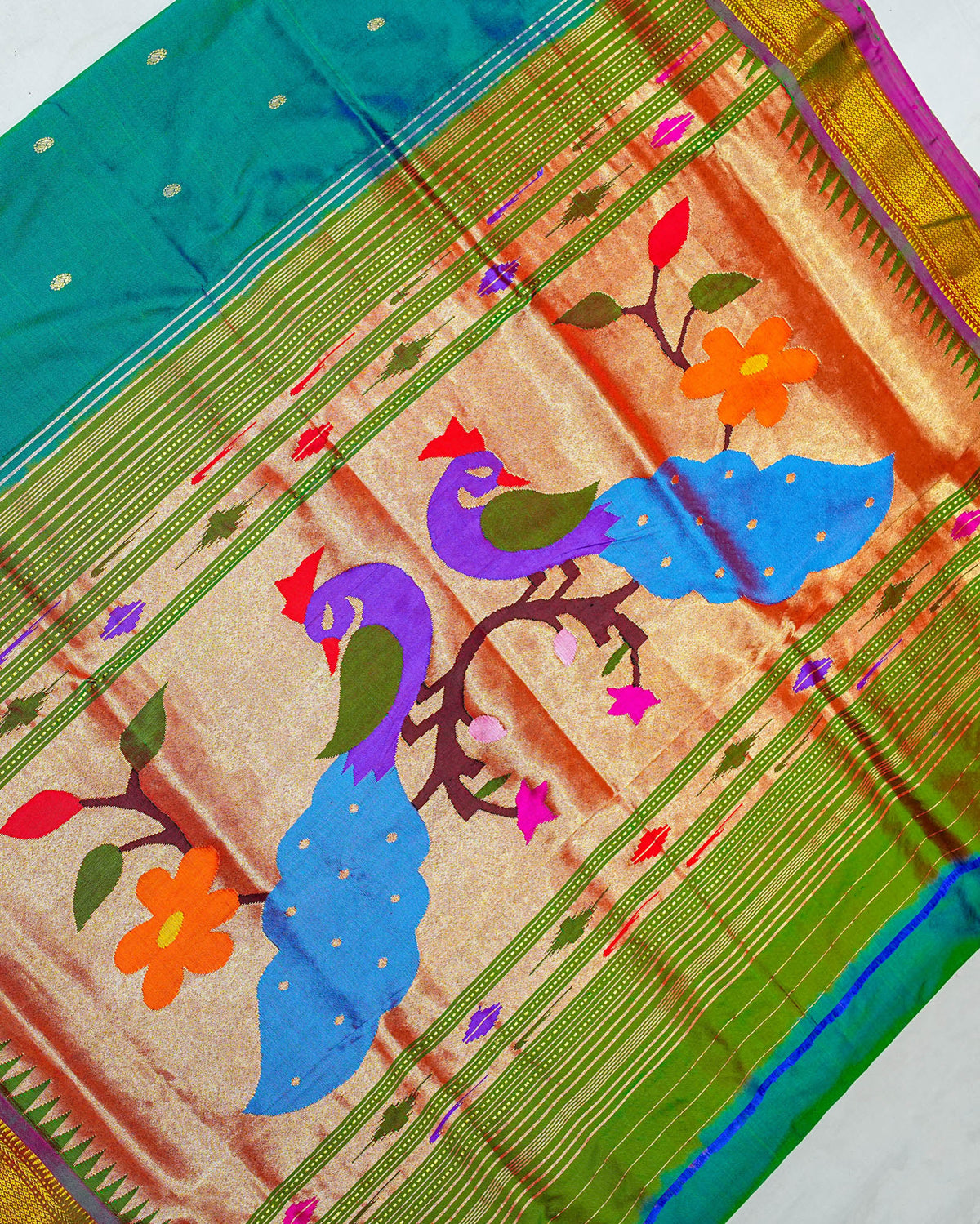 Hastakala Handcrafted Pure Silk Paithani