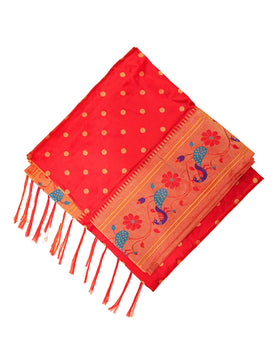 Traditional More Border Paithani