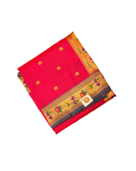 Lotus Semi Silk Paithani