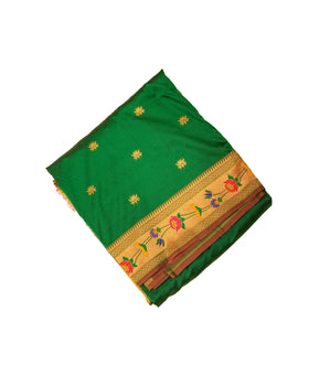 Lotus Semi Silk Paithani