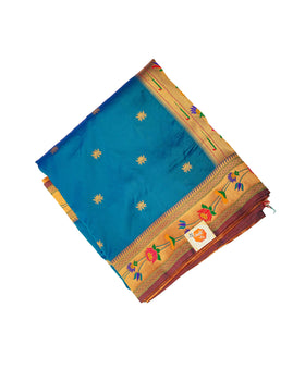 Lotus Semi Silk Paithani