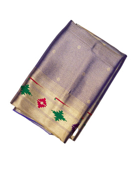 Muniya Border Tissue Silk Paithani