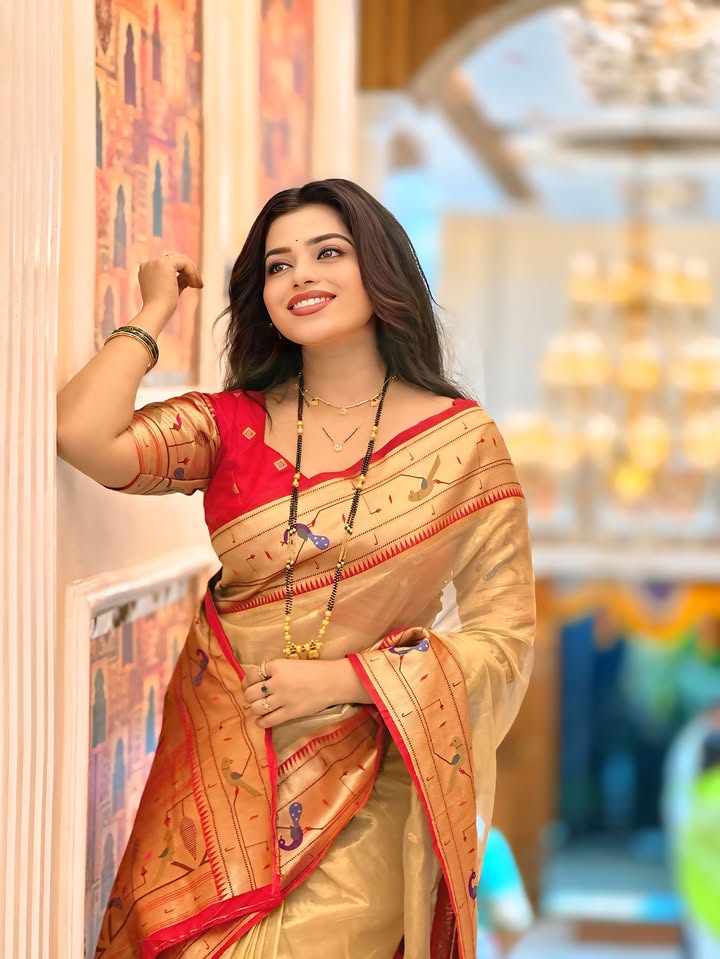 Sharvari Soft Silk Paithani Saree