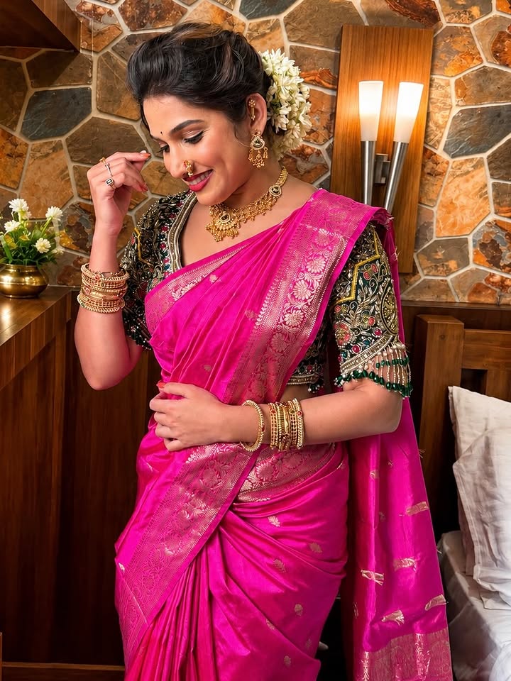 Kiyara Single Muniya Paithani Saree